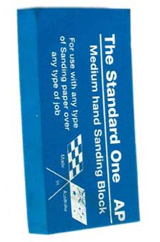 GPI MEDIUM BLUE RUBBING BLOCK - HAPM 